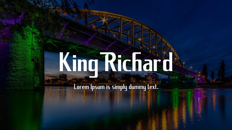 フォント King Richard