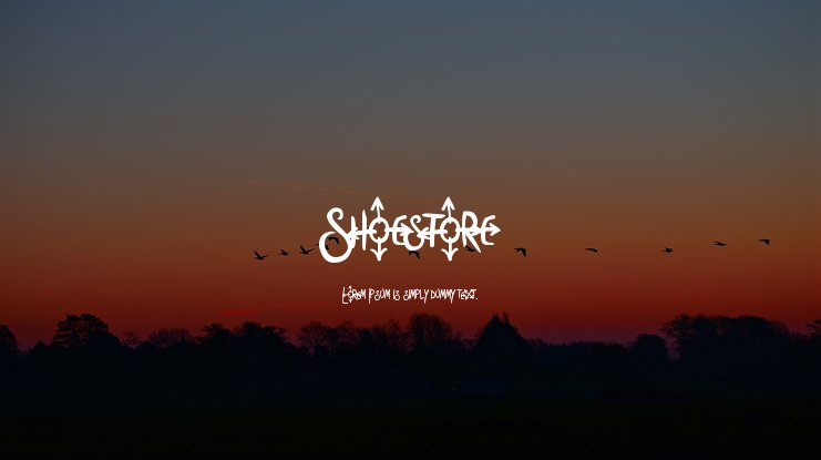 フォント Shoestore