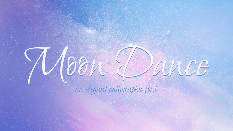 フォント Moon Dance
