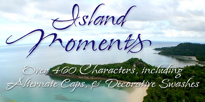 フォント Island Moments