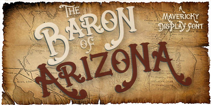 フォント Baron Of Arizona