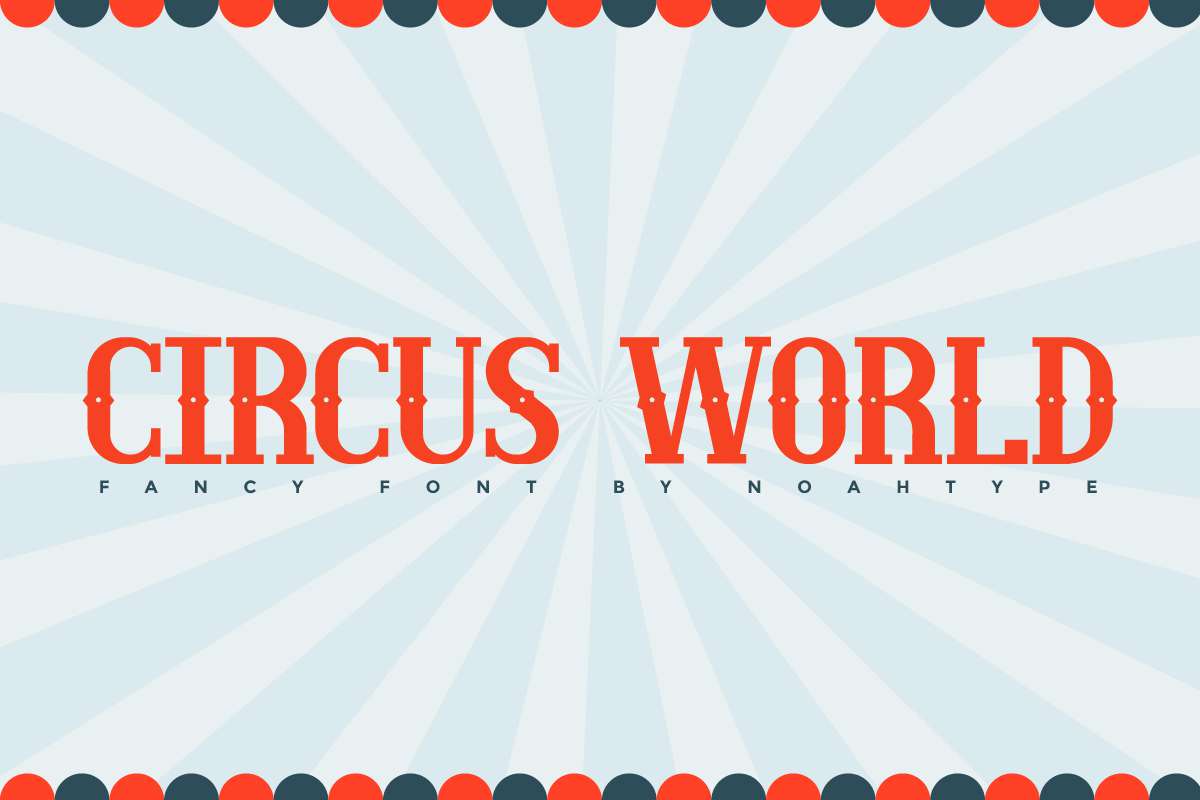 フォント Circus World