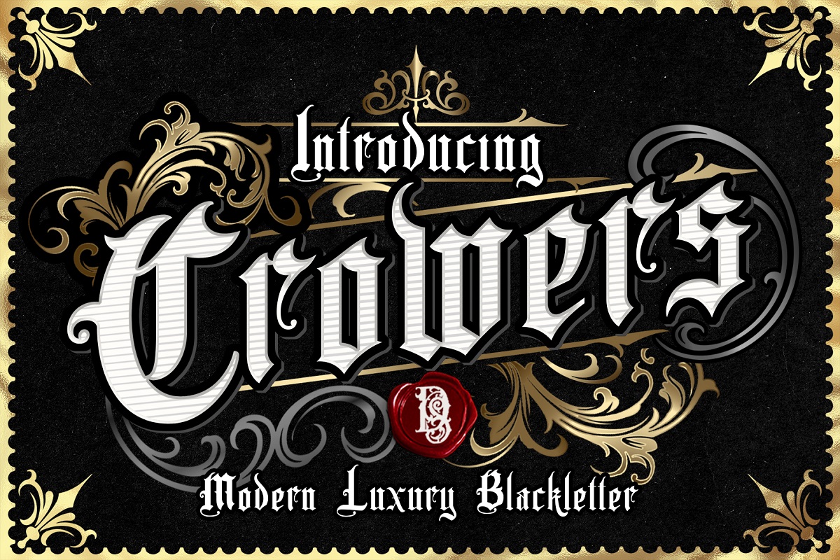 フォント Crowers