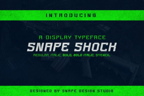 フォント Snape Shock