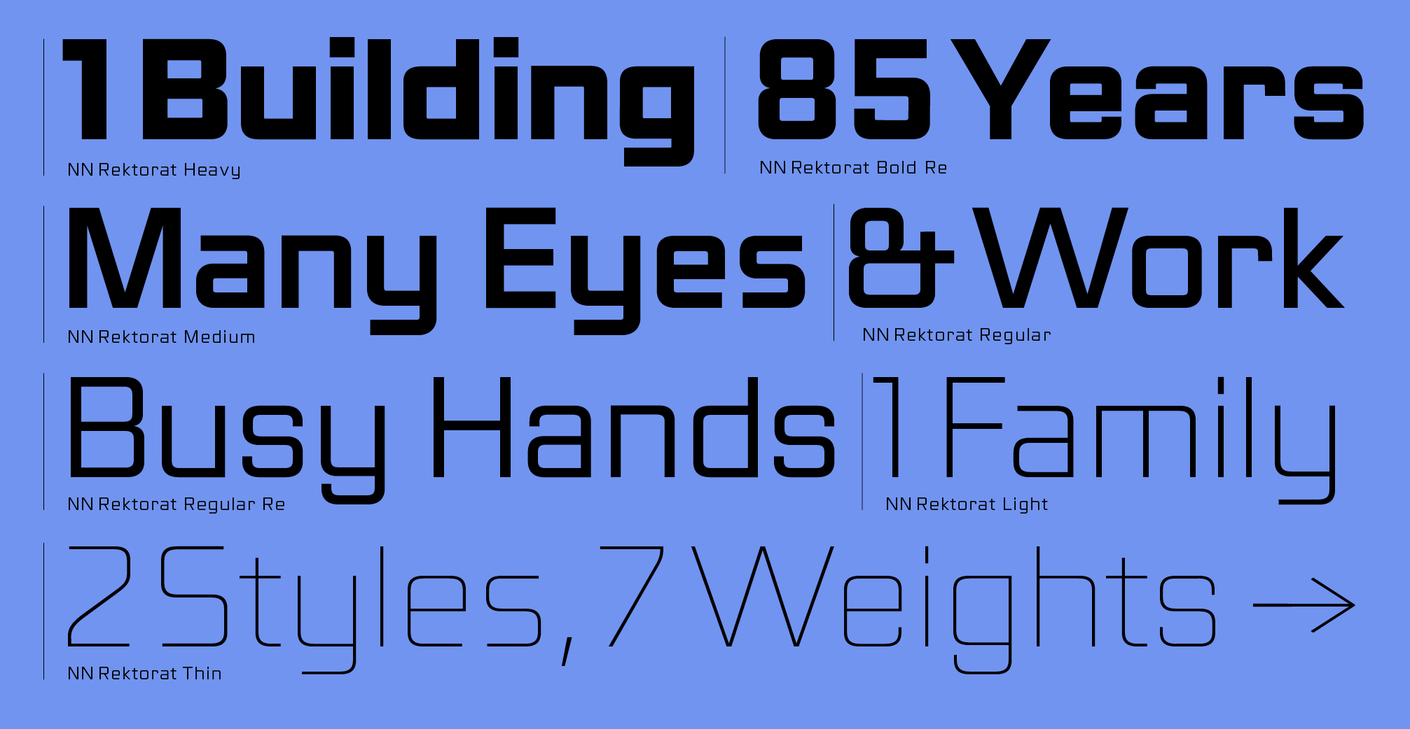 フォント NN Rektorat