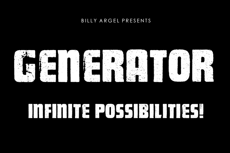 フォント Generator
