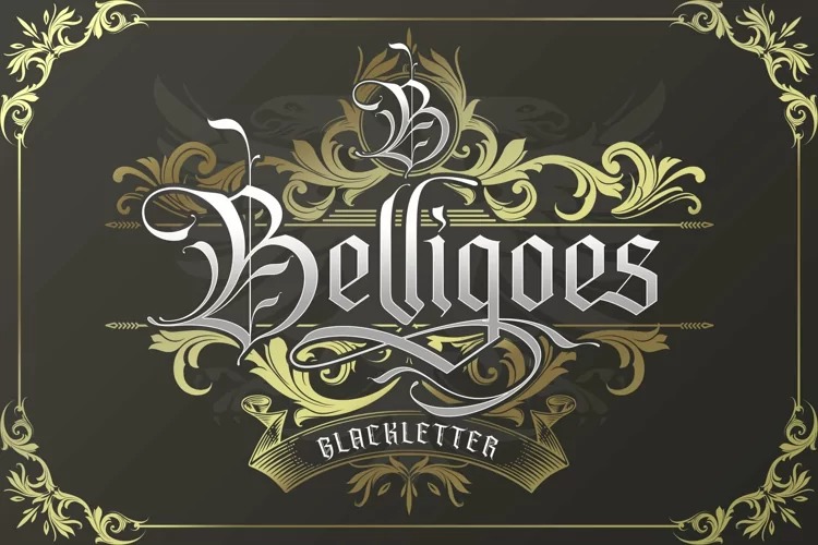 フォント Belligoes