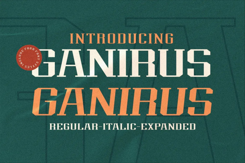 フォント Ganirus