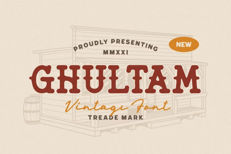 フォント Ghultam