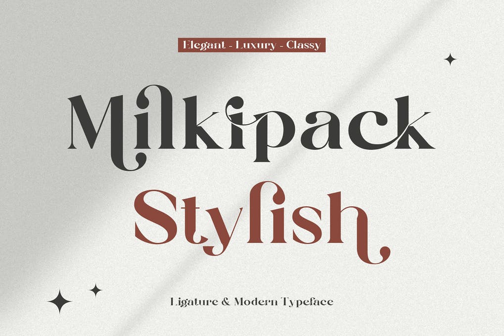 フォント Milkipack