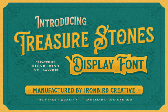 フォント Treasure Stones