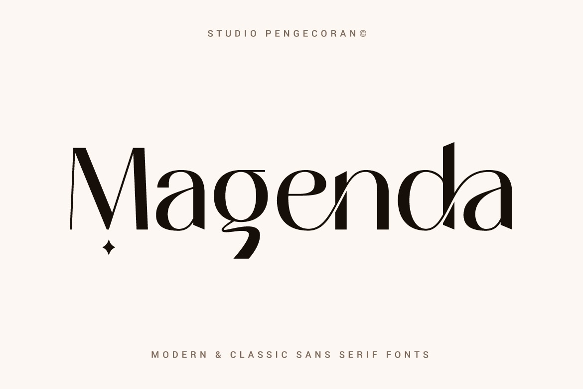 フォント Magenda