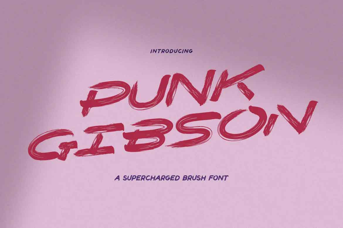 フォント Punk Gibson