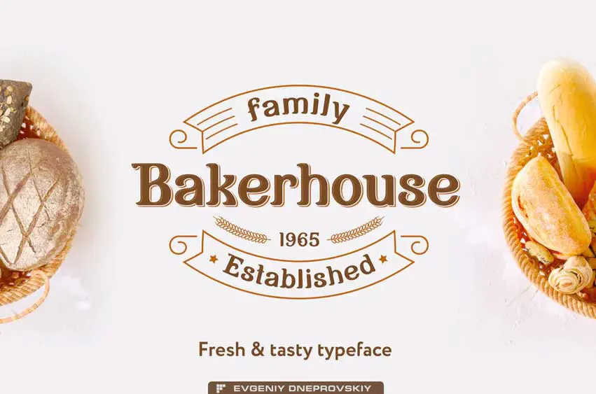 フォント Bakerhouse