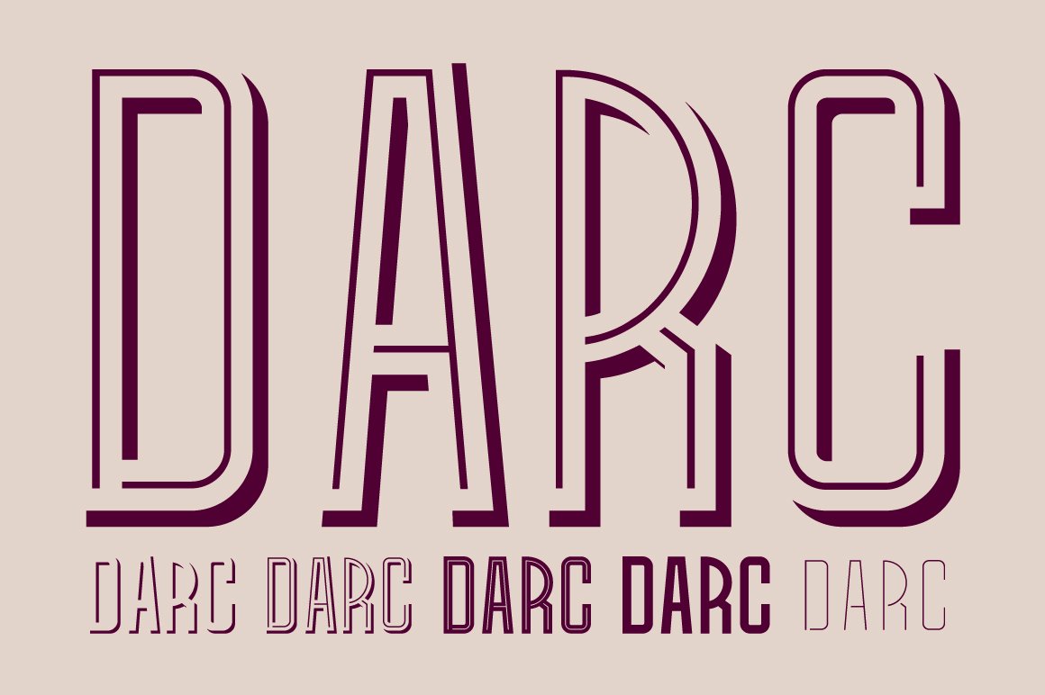 フォント Darc