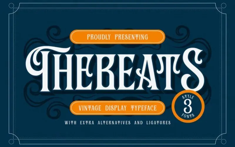 フォント Thebeats