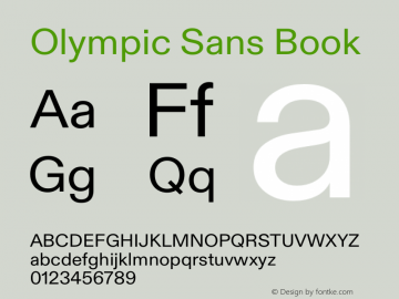 フォント Olympic Sans