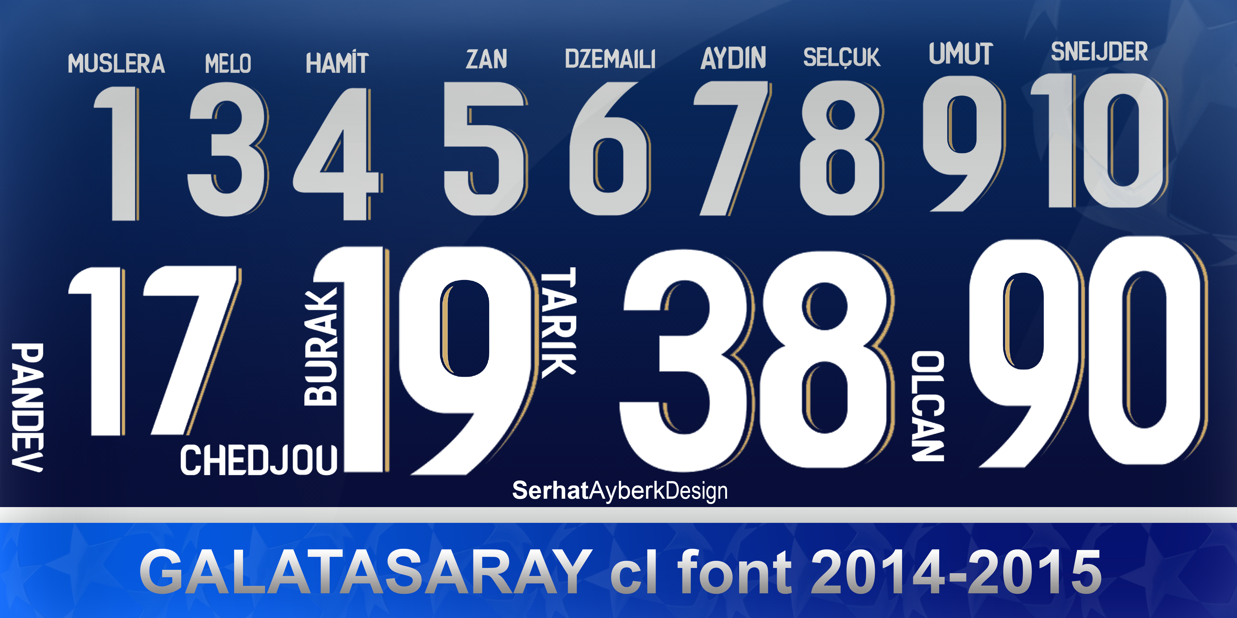 フォント Galatasaray