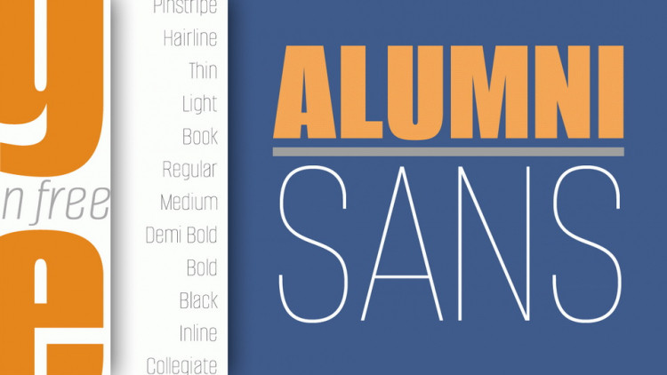 フォント Alumni Sans Inline One