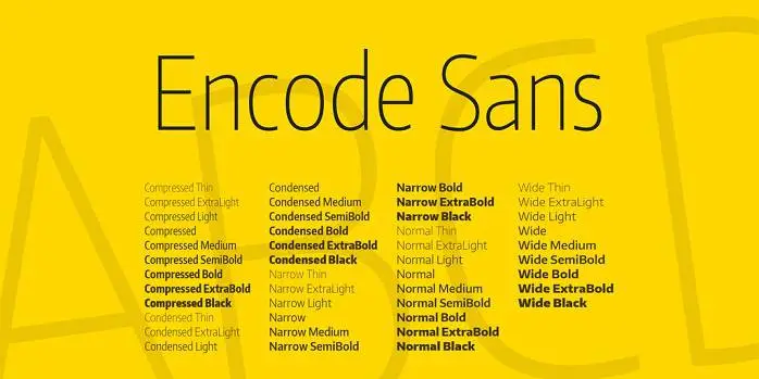 フォント Encode Sans SC