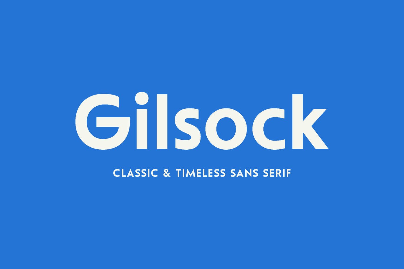 フォント Gilsock