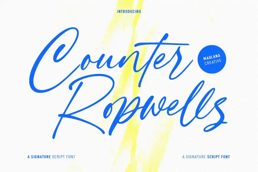 フォント Counter Ropwells
