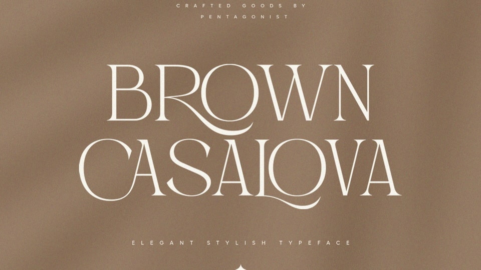 フォント Brown Casalova