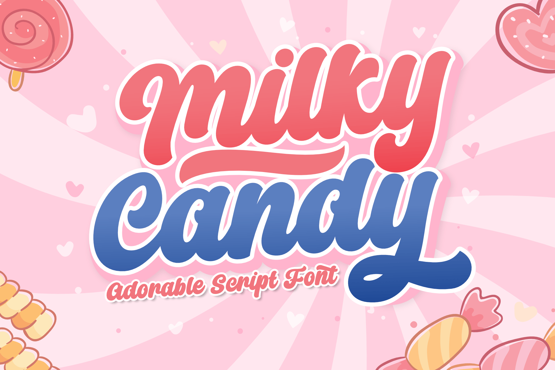 フォント Milkly Candy