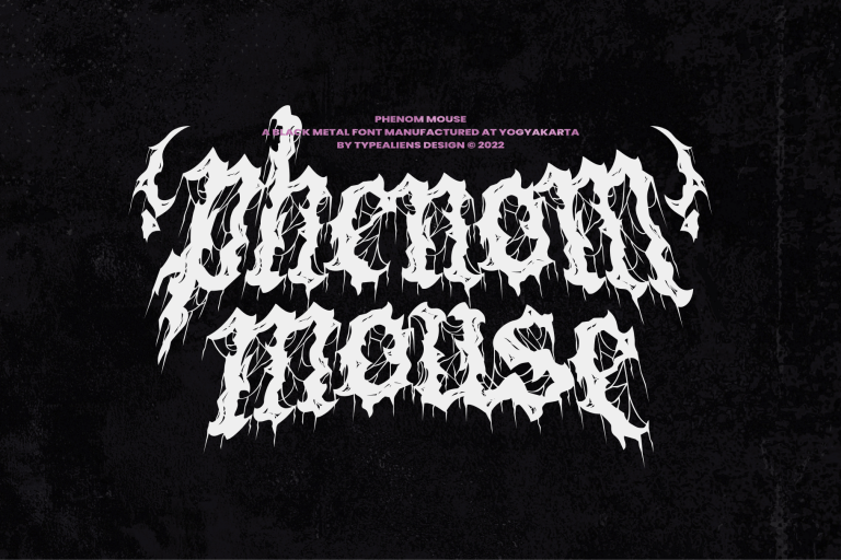 フォント Phenom Mouse