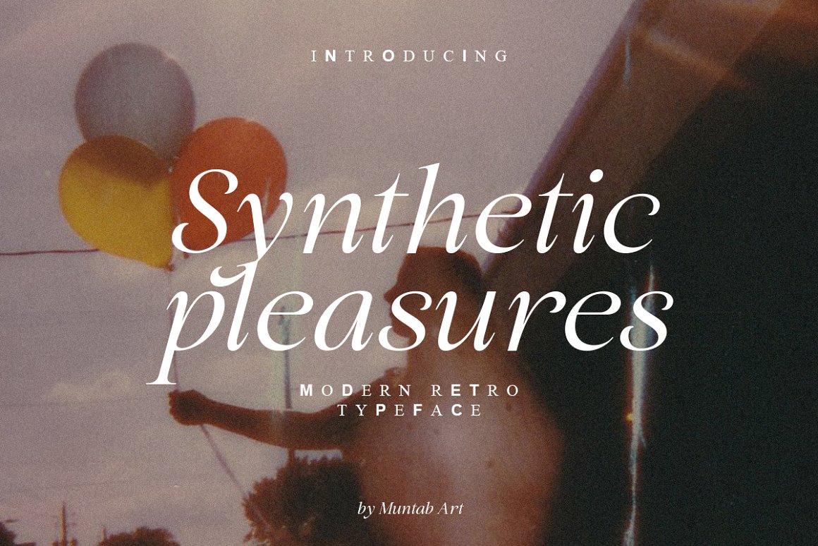 フォント Synthetic Pleasures