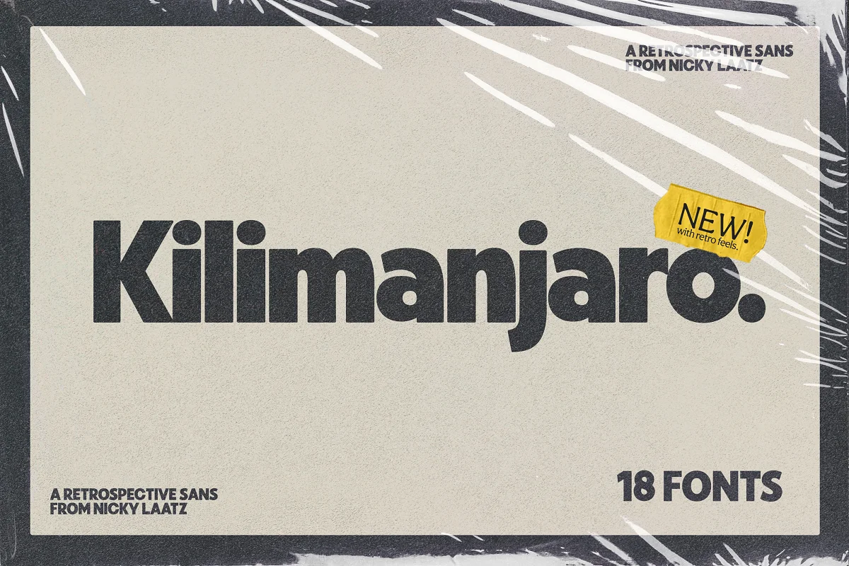フォント Kilimanjaro Sans Tall