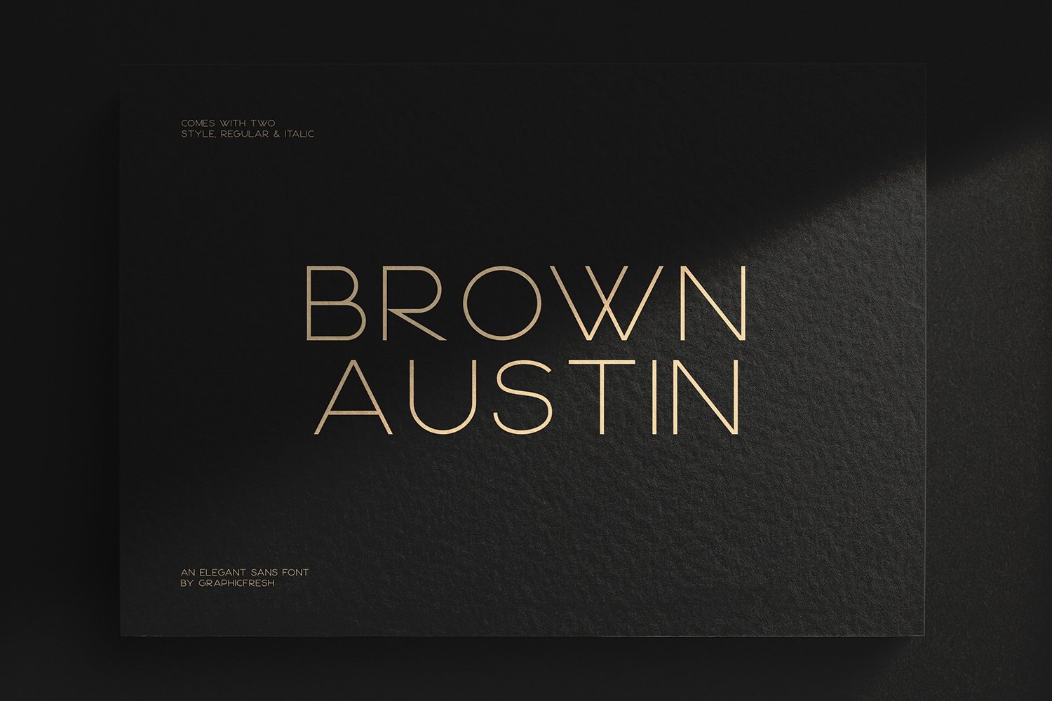 フォント Brown Austin