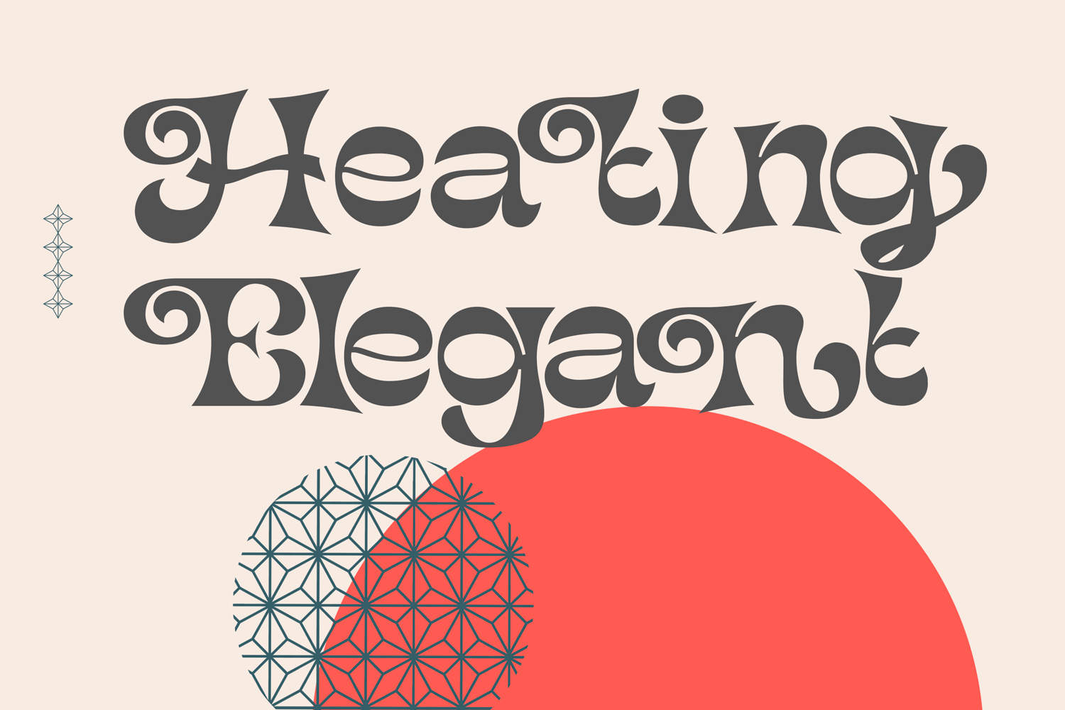 フォント Heating Elegant
