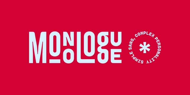 フォント Monologue