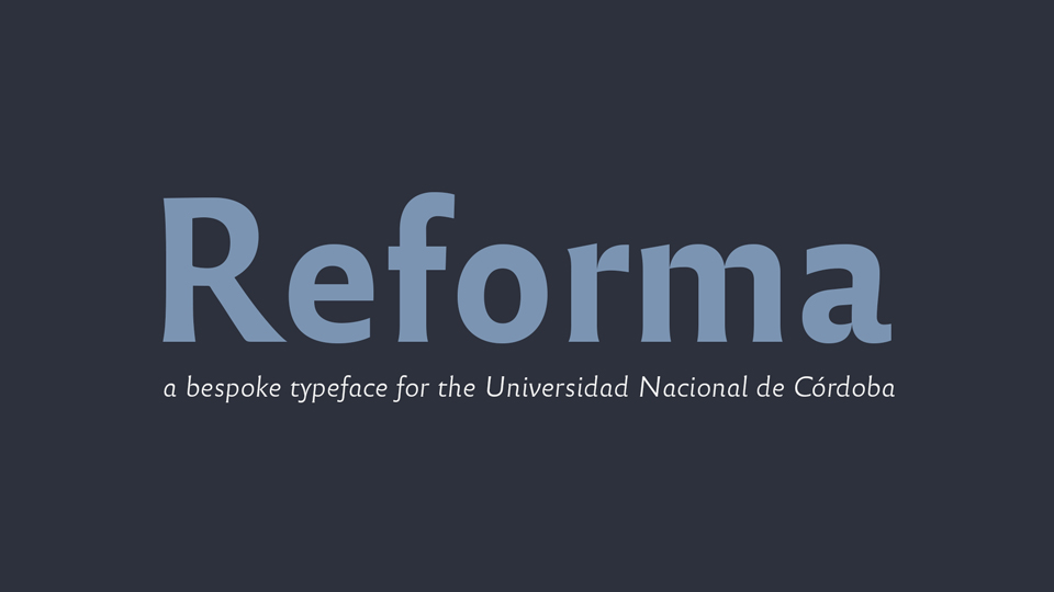フォント Reforma