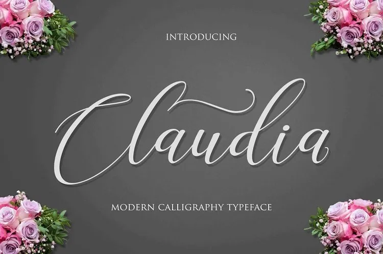 フォント Claudia