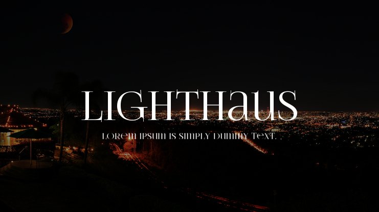 フォント Lighthaus