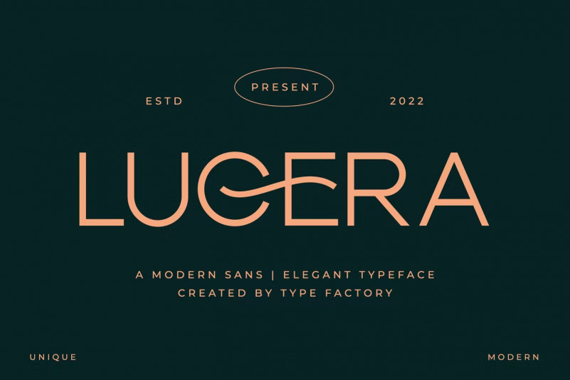 フォント Lucera