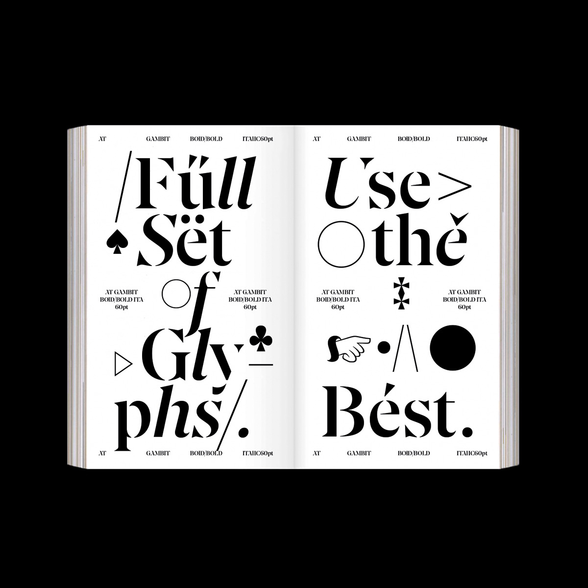 フォント At Gambit Stencil