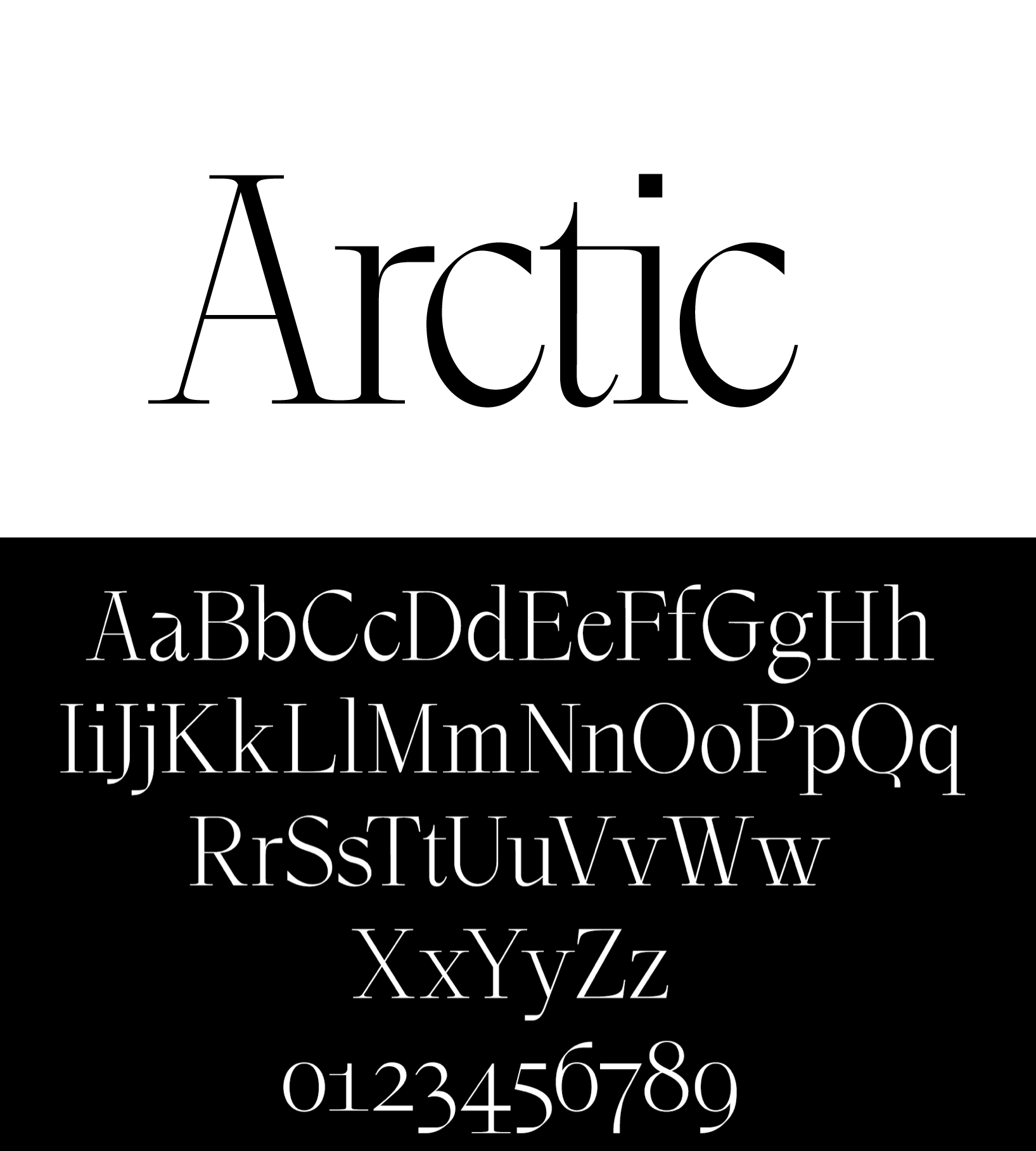 フォント BL Arctic