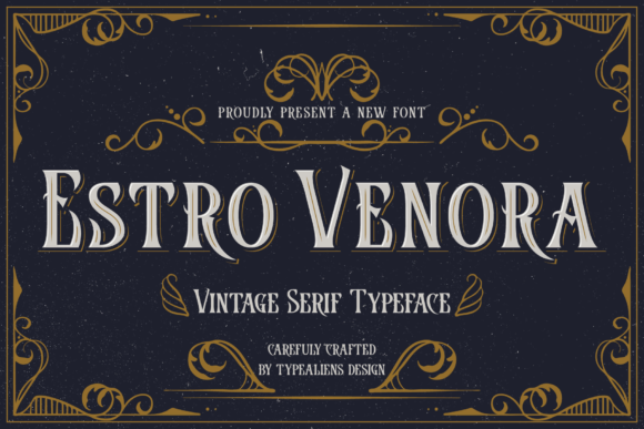 フォント Estro Venora