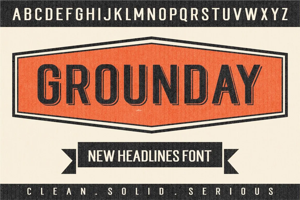 フォント Grounday