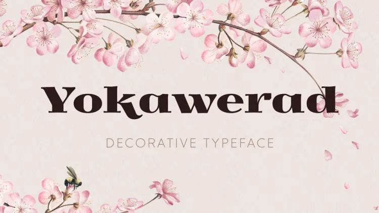 フォント Yokawerad