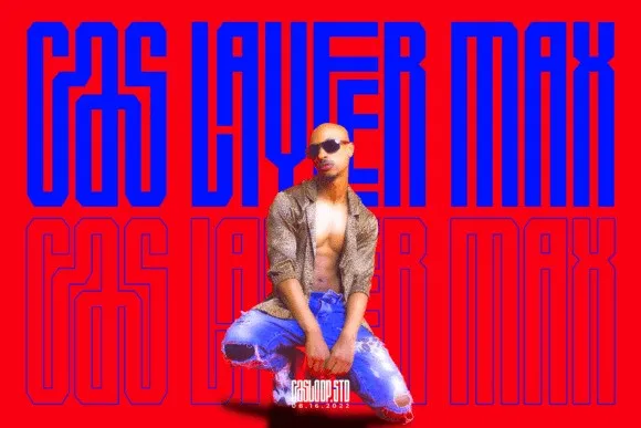 フォント Cas Layeer Max