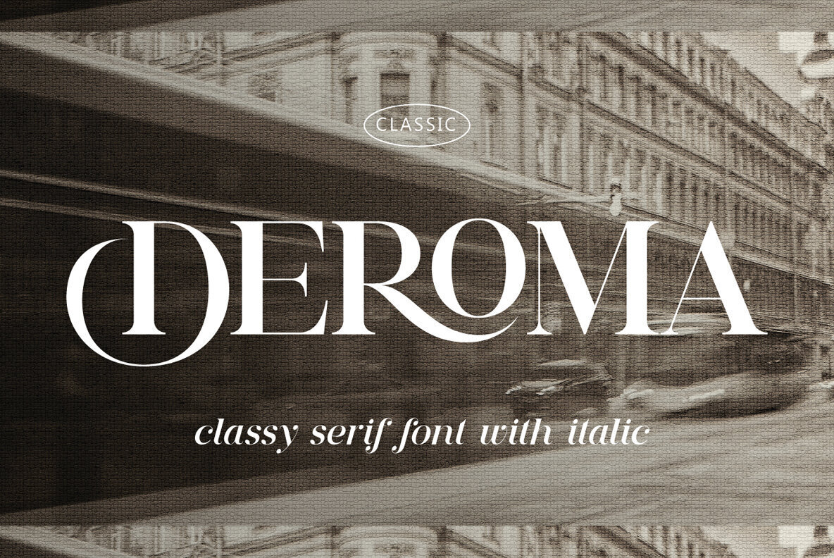 フォント Deroma Serif