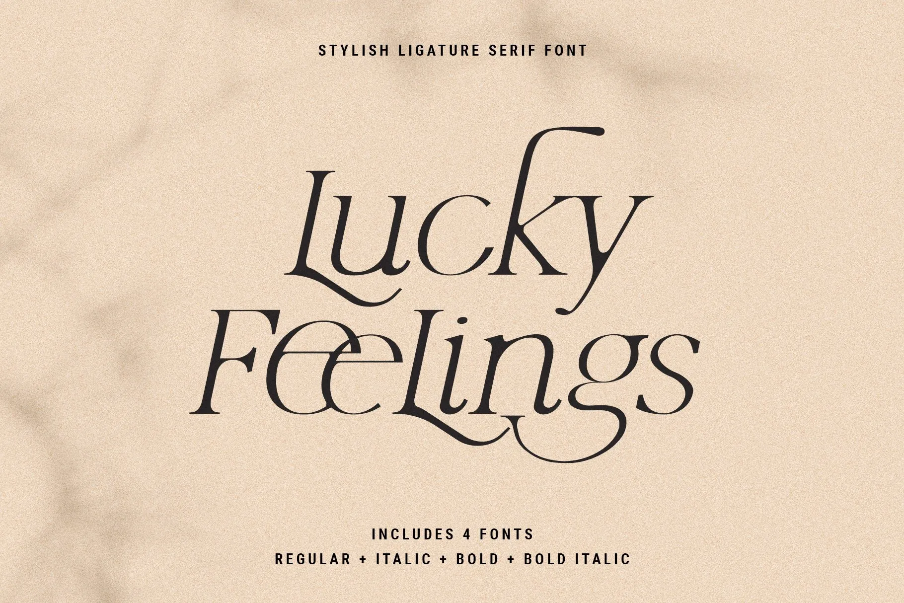 フォント Lucky Feelings
