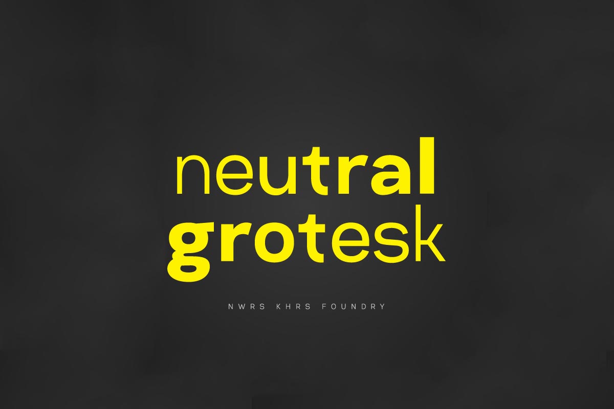 フォント Neutral Grotesk