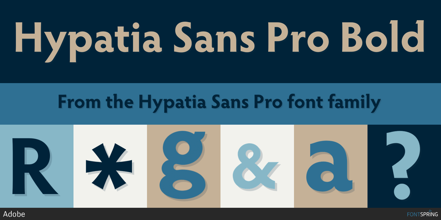 フォント Hypatia Sans Pro