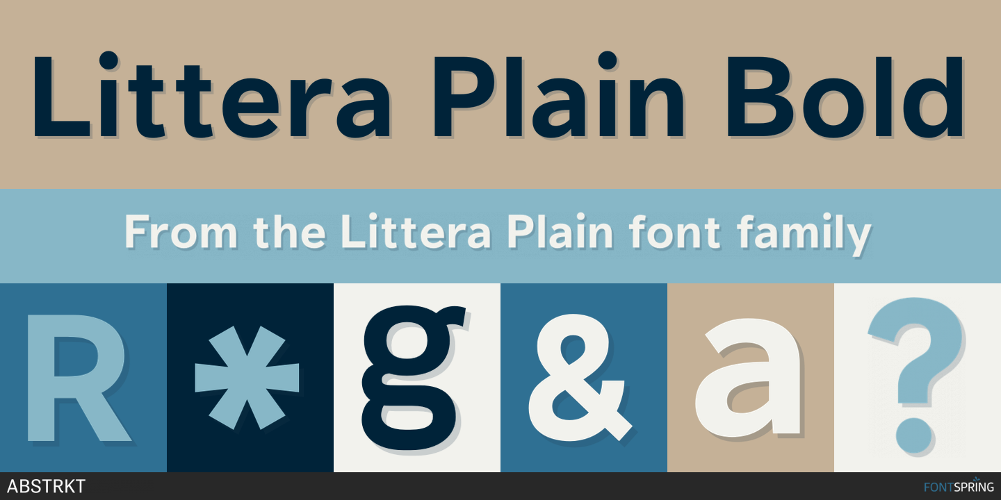 フォント Littera Plain