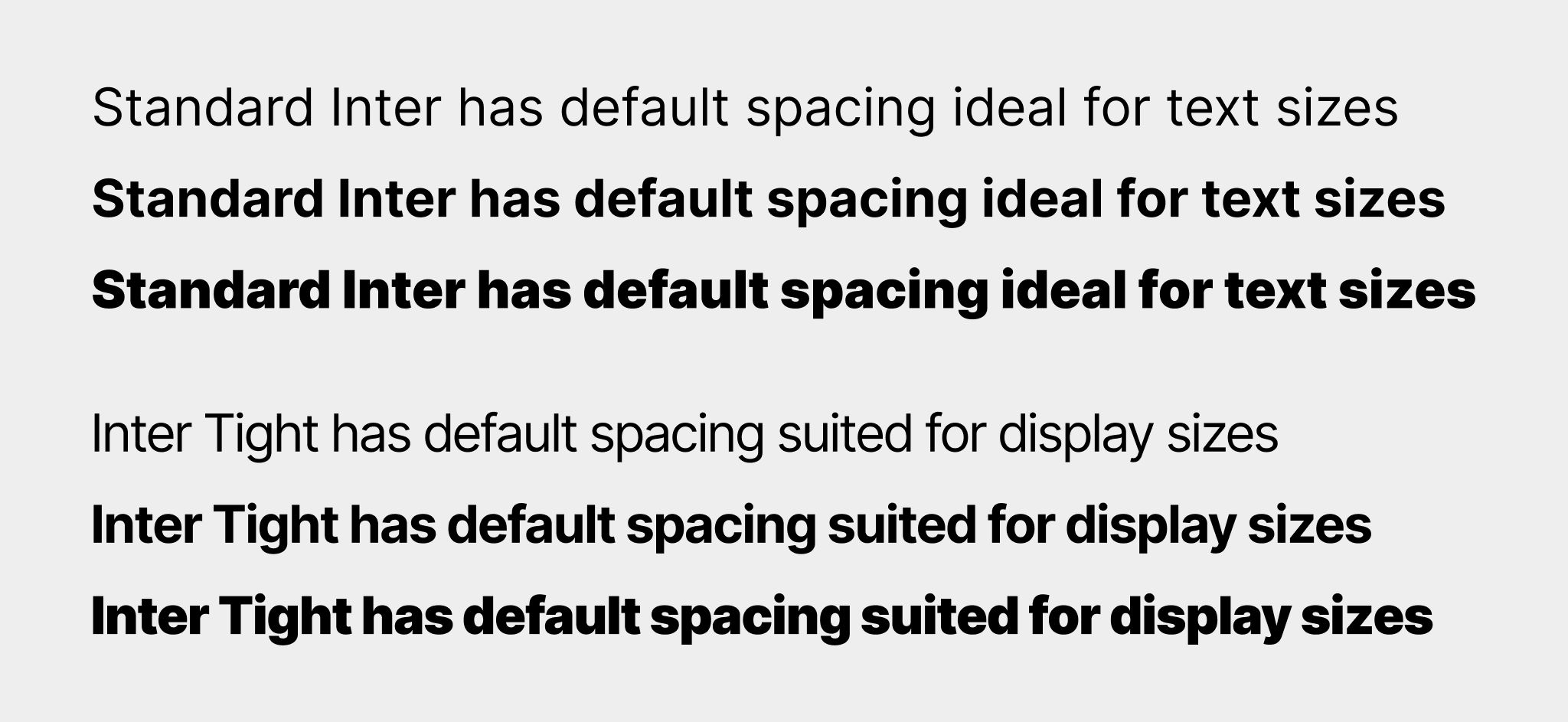 フォント Inter Tight